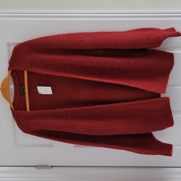 Tahari Bubble Sleeve Cardigan - Picture 7 of 8